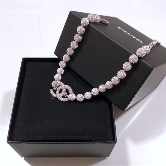 🚫SOLD🚫 Chanel Crystal Ball Choker Necklace - Picture 2 of 8